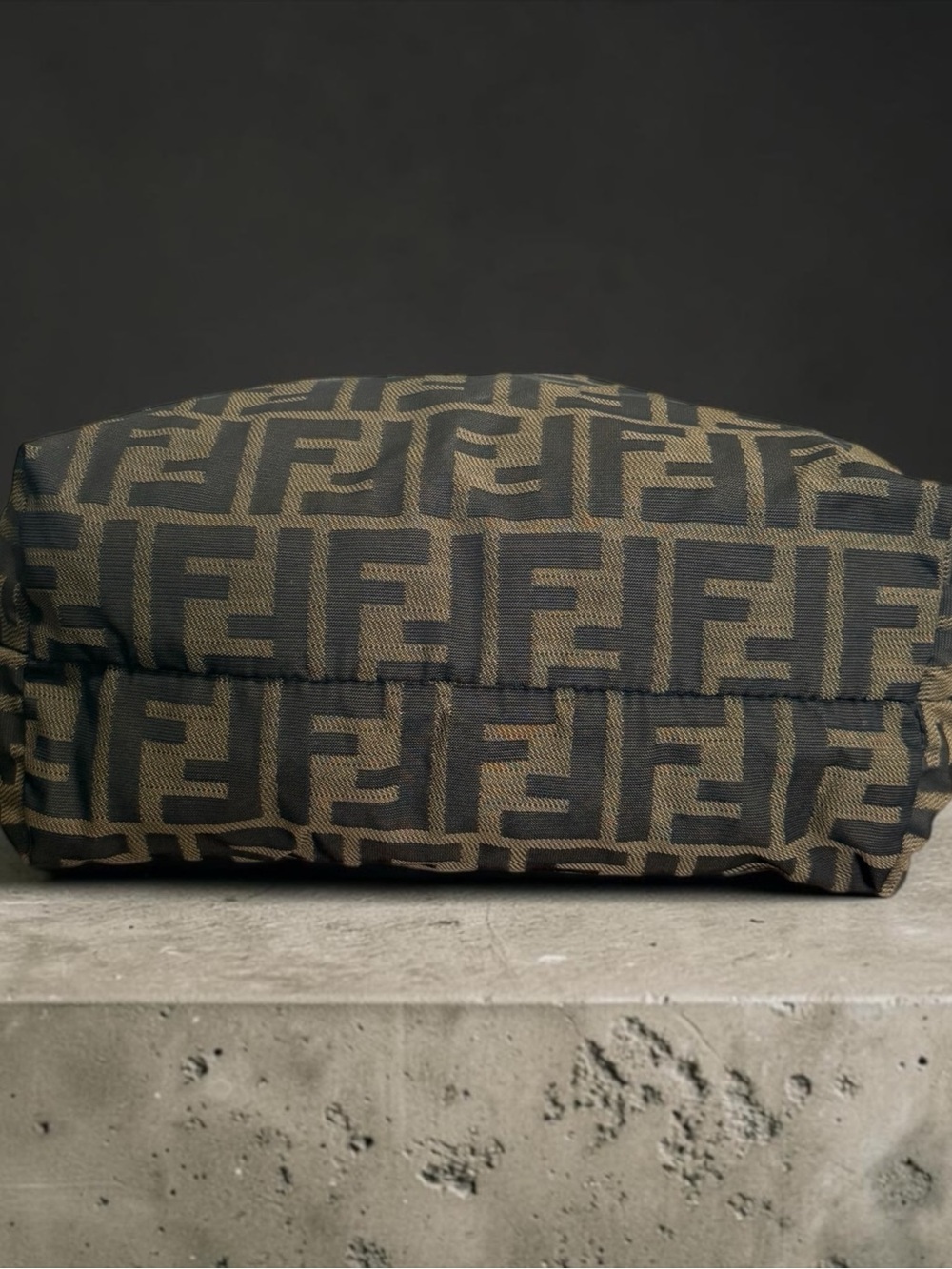 Authenticated Fendi Zucca Jacquard Canvas MINI Tote Bag! COA! - Picture 6 of 16